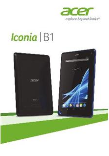 Acer Iconia B 1 manual. Camera Instructions.